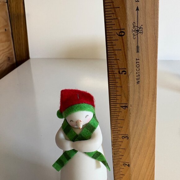 Hallmark Keepsake Merry Wishes Snowman Ornament 2014 Figurine 4in - Picture 7 of 7